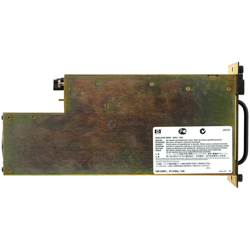 J4875A HP 1100W REDUNDANT POWER SUPPLY FOR HP PROCURVE 9315M